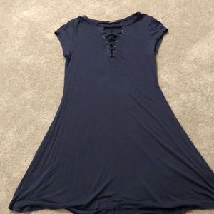 express navy blue dress